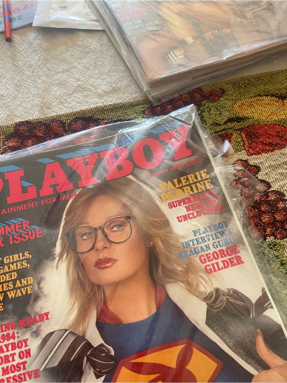Playboy Magazine August 1981 Valerie Perrine Centerfold Intact Superman